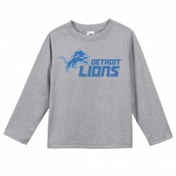 NFL Detroit Lions Boys Long Sleeve Tee Shirt Toddler2T - 5T