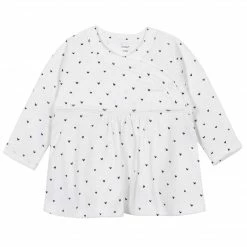 Gerber® 3-Piece Baby Girls Shirt, Footed Pant, And Cap Set