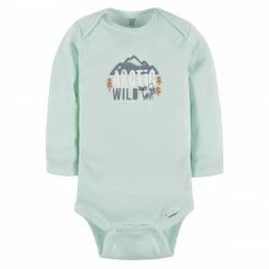 Gerber® 3-Pack Baby Boys Fox Long Sleeve Onesies® Bodysuits BabyPreemie - 24M