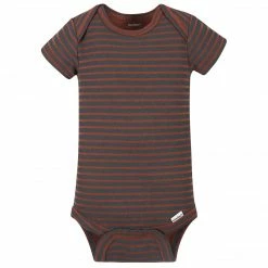 Gerber® 8-Pack Baby Boys Dino Short Sleeve Onesies® Bodysuits