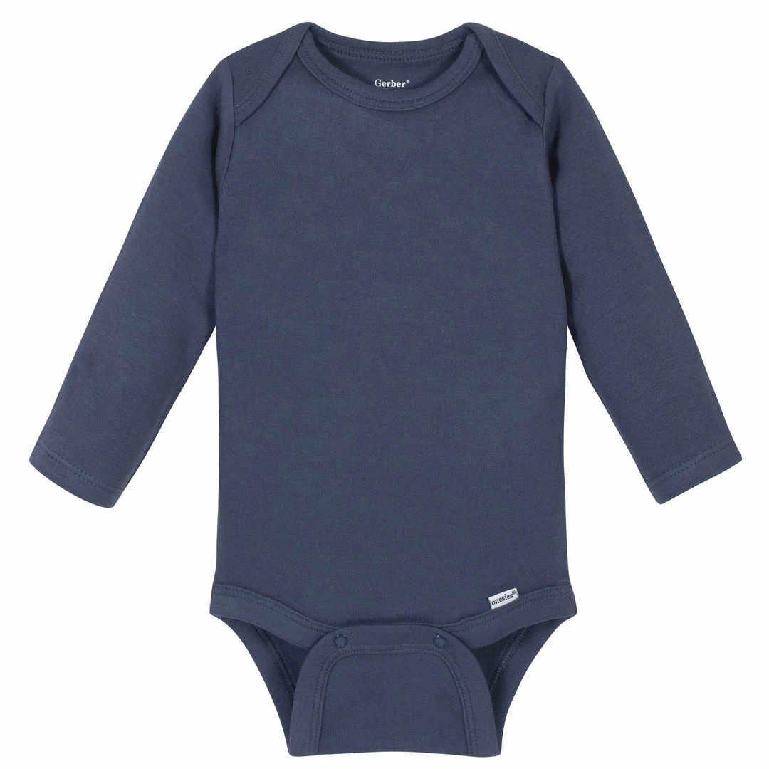 Best reviews of 🌟 Gerber® Solid Essentials Premium Long Sleeve Onesies® Bodysuit - Navy 🧨 1 Gerber® Solid Essentials Premium Long Sleeve Onesies® Bodysuit - Navy