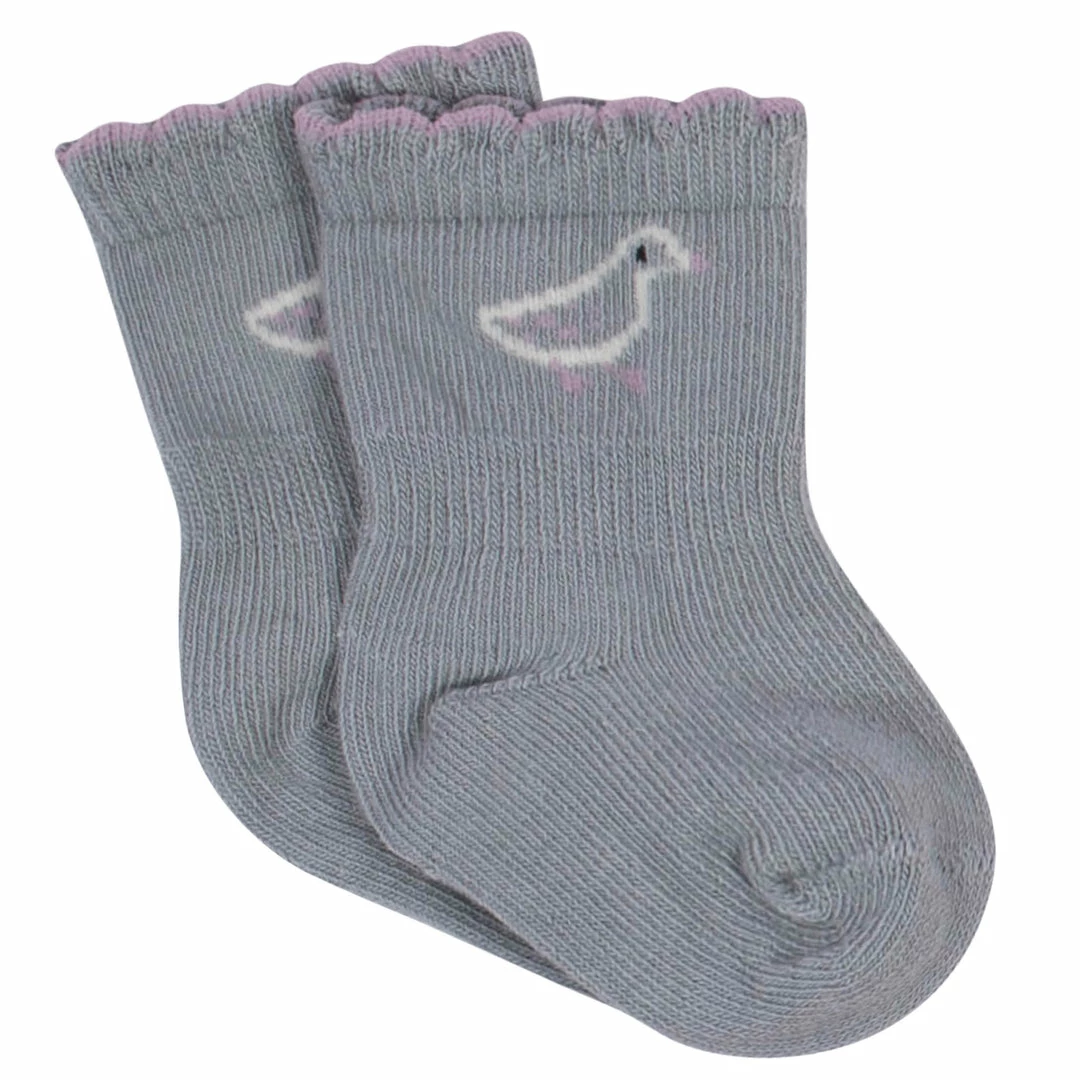 Cheap 💯 Gerber® 6-Pack Baby 👧 Girls Comfy Stretch Ducklings Wiggle Proof® 🧦 Socks BabyPreemie - 24M 😉 7 Gerber® 6-Pack Baby Girls Comfy Stretch Ducklings Wiggle Proof® Socks BabyPreemie - 24M
