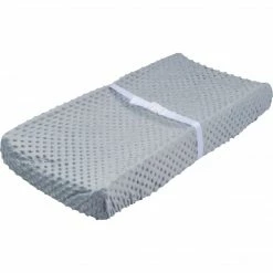Gerber® Bedding Baby Boys Dotted Gray Changing Pad Cover