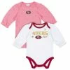 NFL BabyPreemie - 24M San Francisco 49ers Baby Girls Long Sleeve Bodysuits