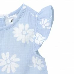 Hot Sale 🎉 Gerber® Kids Infant & Toddler 👧 Girls Blue Floral Gauze Flutter Sleeve Top BabyPreemie - 24M ❤️ 5 Gerber® Kids Infant & Toddler Girls Blue Floral Gauze Flutter Sleeve Top BabyPreemie - 24M
