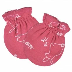 Gerber® 4-Piece Baby Girls Comfy Stretch Roses & Bunnies Caps & No Scratch Mittens Set BabyPreemie - 24M