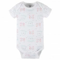 Gerber® 4-Pack Baby Boys Sea Friends Short Sleeve Onesies® Bodysuits