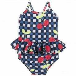 Gerber® Baby & Toddler Girls Cherry Kisses One-Piece Swimsuit
