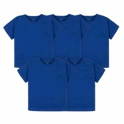 Gerber® 5-Pack Baby & Toddler Royal Blue Premium Short Sleeve Tees