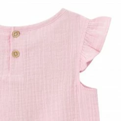 Gerber® Kids Infant & Toddler Girls Pink Gauze Flutter Sleeve Top BabyPreemie - 24M