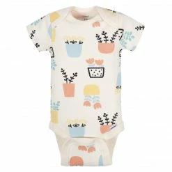 Cheap 🛒 Gerber® BabyPreemie - 24M 5-Pack Baby 👧 Girls Comfy Stretch Flower Pot Short Sleeve Onesies® Bodysuits ⭐ 9 Gerber® BabyPreemie - 24M 5-Pack Baby Girls Comfy Stretch Flower Pot Short Sleeve Onesies® Bodysuits