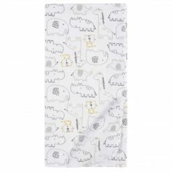 Gerber® 5-Pack Baby Boys Safari Animals Flannel Receiving Blankets