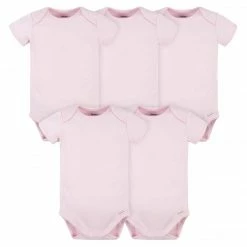 Gerber® 5-Pack Baby Light Pink Premium Onesies® Bodysuits BabyPreemie - 24M