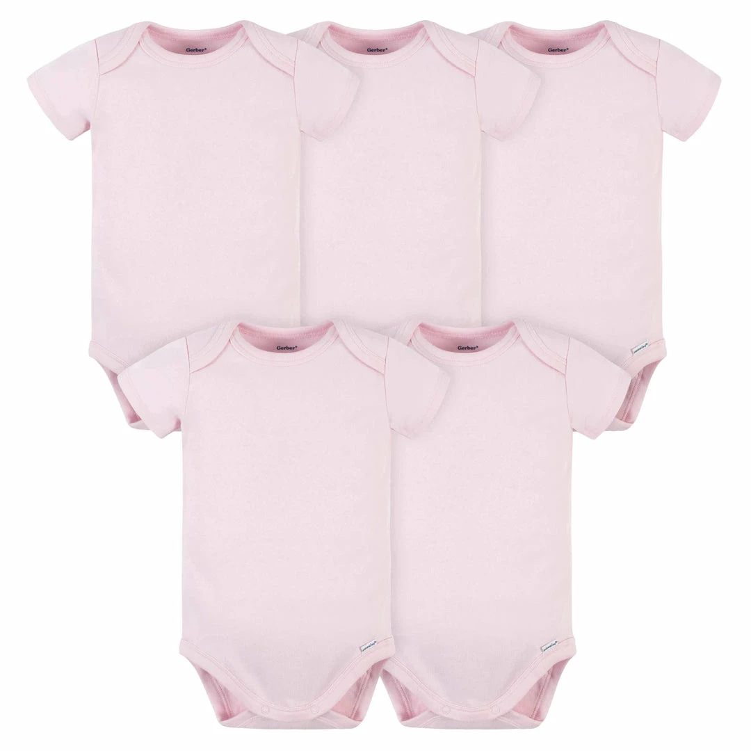 Top 10 š GerberĀ® 5-Pack Baby Light Pink Premium OnesiesĀ® Bodysuits BabyPreemie - 24M ā 1 GerberĀ® 5-Pack Baby Light Pink Premium OnesiesĀ® Bodysuits BabyPreemie - 24M