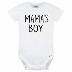 Gerber® BabyPreemie - 24M Baby Boys "Mama's Boy" Short Sleeve Onesies® Bodysuit