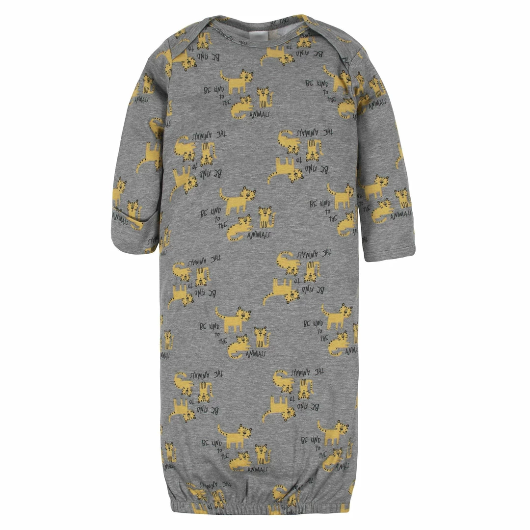 Best Pirce 🧨 BabyPreemie - 24M Gerber® 4-Pack Baby Boys Tiger Gowns 🛒 5 BabyPreemie - 24M Gerber® 4-Pack Baby Boys Tiger Gowns