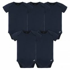 Gerber® 5-Pack Baby Navy Premium Onesies® Bodysuits BabyPreemie - 24M