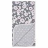 Gerber® Baby Girls Comfy Stretch Floral Leopard Reversible Baby Blanket