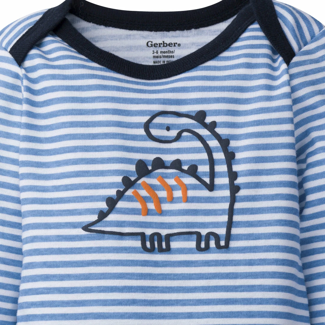 Best deal 💯 Gerber® BabyPreemie - 24M 3-Piece Baby Boys Dino-Mite Onesies® Bodysuits & Pants Set 🛒 4 Gerber® BabyPreemie - 24M 3-Piece Baby Boys Dino-Mite Onesies® Bodysuits & Pants Set