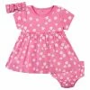 Gerber® See What's New 3-Piece Baby & Toddler Girls Summer Blossom Dress, Diaper Cover & Headband Set