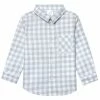 Gerber® Kids Infant & Toddler Boys Gray Plaid Woven Plaid Shirt