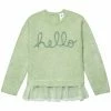 Gerber® Kids BabyPreemie - 24M Infant & Toddler Girls Green Sweater With Tulle Trim