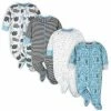Onesies® Brand BabyPreemie - 24M 4-Pack Baby Neutral Elephant Sleep N' Plays