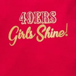 Best Pirce ✨ NFL 3-Pack Baby 👧 Girls 49Ers Short Sleeve Bodysuits ⌛ 7 NFL 3-Pack Baby Girls 49Ers Short Sleeve Bodysuits