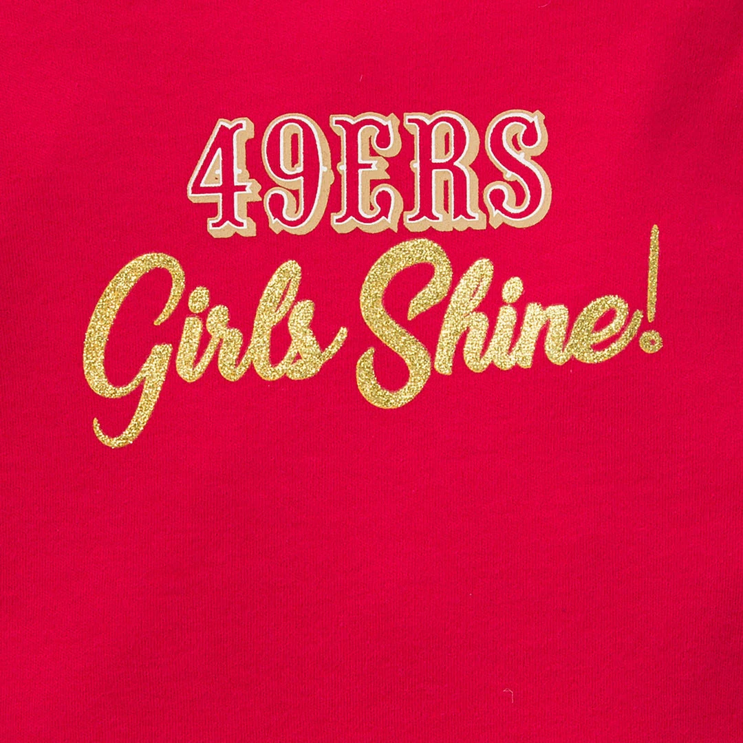 Best Pirce ✨ NFL 3-Pack Baby 👧 Girls 49Ers Short Sleeve Bodysuits ⌛ 3 NFL 3-Pack Baby Girls 49Ers Short Sleeve Bodysuits