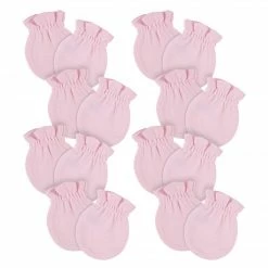 Gerber® BabyPreemie - 24M 8-Pack Baby Neutral Light Pink No Scratch Mittens