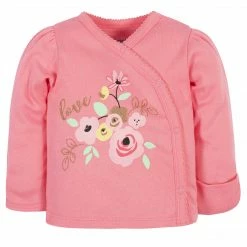 Gerber® Organic Collection 3-Piece Baby Girls Love You Organic Take-Me-Home Set