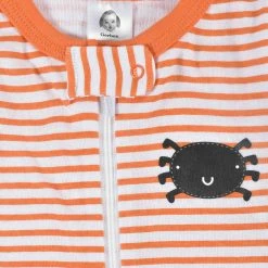 Gerber® BabyPreemie - 24M Baby Neutral Spider Snug Fit Footed Cotton Pajamas