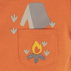 Gerber® See What's New 2-Piece Baby & Toddler Boys Camping Fun Pocket Tee & Knit Shorts Set