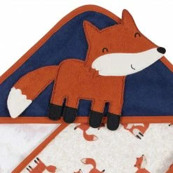 Gerber® 4-Piece Boys Fox Hooded Towel & Washcloth Set