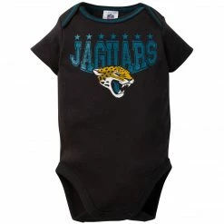 Outlet ✨ NFL Jaguars 3-Pack Infant Short Sleeve Bodysuits ⌛ 7 NFL Jaguars 3-Pack Infant Short Sleeve Bodysuits