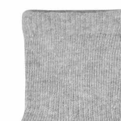 Gerber® 8-Pack Baby & Toddler Gray Heather Wiggle Proof® Jersey Crew Socks