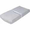 Gerber® Baby Girls Dotted Light Gray Changing Pad Cover