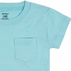 Gerber® 3-Pack Baby & Toddler Boys Royal Blues Short Sleeve Pocket Tees See What's New