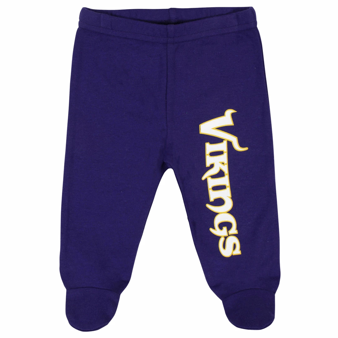 Top 10 🥰 NFL Minnesota Vikings 3-Piece Baby Boys Bodysuit, Pant, And Cap Set BabyPreemie - 24M 👏 3 NFL Minnesota Vikings 3-Piece Baby Boys Bodysuit, Pant, And Cap Set BabyPreemie - 24M