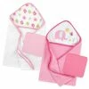 Just Born By Gerber® Love To Bathe 4-Piece Hooded Towel & Washcloth Set