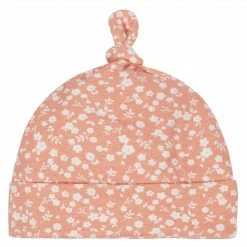 Gerber® 4-Pack Baby Girls Comfy Stretch Flower Pot Caps