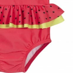 Gerber® 2-Piece Girls Watermelon Swimsuit & Hat Bundle BabyPreemie - 24M