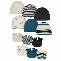 Onesies® Brand 12-Pack Baby Boys Tiger Cap And Mitten Set