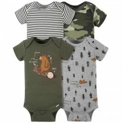 Gerber® BabyPreemie - 24M 18-Piece Baby Boys Bear Onesies® Bodysuit, Mitten, Cap, & Sock Set