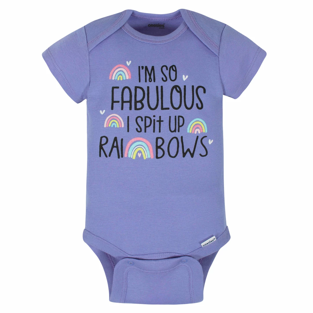 Hot Sale 🌟 8-Pack Baby 👧 Girls Unicorns Onesies® Brand Bodysuits 🧨 7 8-Pack Baby Girls Unicorns Onesies® Brand Bodysuits
