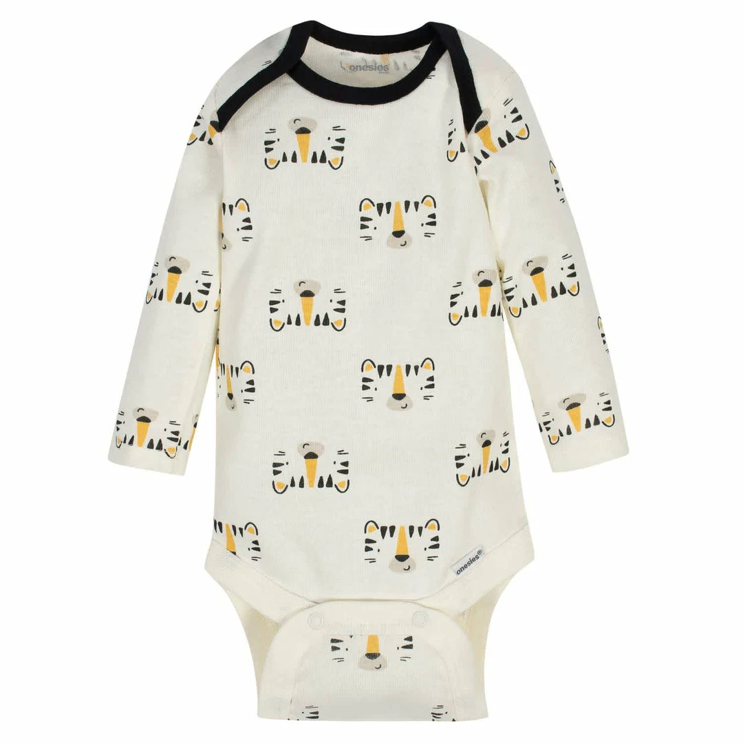 Wholesale 😀 BabyPreemie - 24M 6-Pack Baby Boys Tiger Long Sleeve Onesies® Brand Bodysuits 👍 5 BabyPreemie - 24M 6-Pack Baby Boys Tiger Long Sleeve Onesies® Brand Bodysuits
