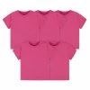 Gerber® BabyPreemie - 24M 5-Pack Baby & Toddler Hot Pink Premium Short Sleeve Tees