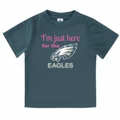 NFL Toddler2T - 5T Philadelphia Eagles Girls Short Sleeve Tee Shirt