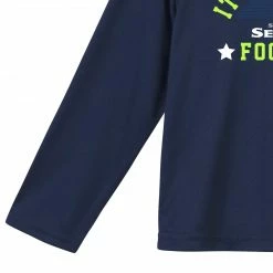 NFL Seattle Seahawks Baby & Toddler Boys Long Sleeve Tee Shirt BabyPreemie - 24M