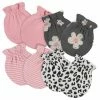 Gerber® 4-Pack Baby Girls Leopard No Scratch Mittens BabyPreemie - 24M